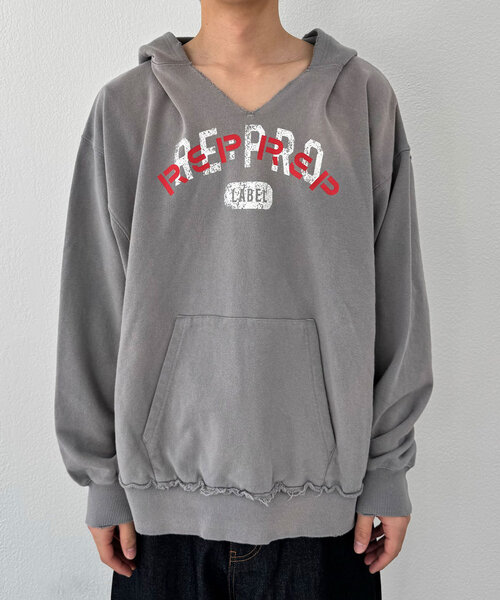 RePRODUCTION LABEL（リプロダクションレーベル）の「【RePRODUCTION LABEL / リプロダクションレーベル】スキッパーフーディー（パーカー・レディース・ブルー/チャコールグレー・FREE）」の10枚目の写真