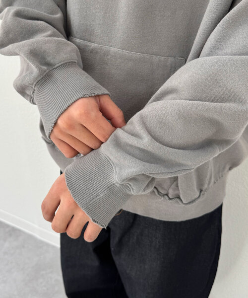 RePRODUCTION LABEL（リプロダクションレーベル）の「【RePRODUCTION LABEL / リプロダクションレーベル】スキッパーフーディー（パーカー・レディース・ブルー/チャコールグレー・FREE）」の16枚目の写真