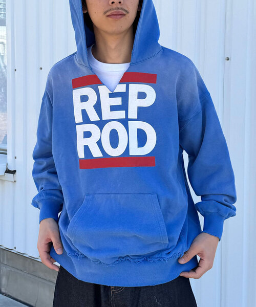 RePRODUCTION LABEL（リプロダクションレーベル）の「【RePRODUCTION LABEL / リプロダクションレーベル】スキッパーフーディー（パーカー・レディース・ブルー/チャコールグレー・FREE）」の18枚目の写真