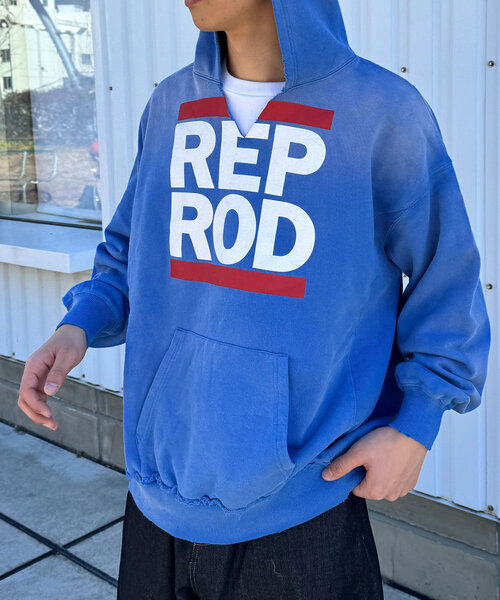 RePRODUCTION LABEL（リプロダクションレーベル）の「【RePRODUCTION LABEL / リプロダクションレーベル】スキッパーフーディー（パーカー・レディース・ブルー/チャコールグレー・FREE）」の19枚目の写真