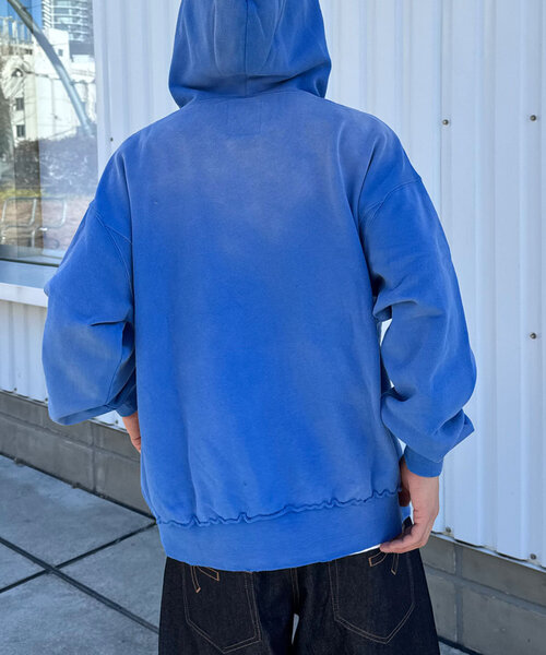 RePRODUCTION LABEL（リプロダクションレーベル）の「【RePRODUCTION LABEL / リプロダクションレーベル】スキッパーフーディー（パーカー・レディース・ブルー/チャコールグレー・FREE）」の22枚目の写真