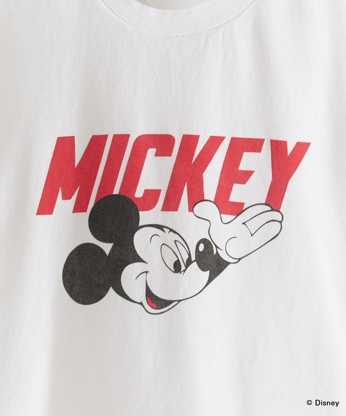 GOOD ROCK SPEED(グッドロックスピード)の「GOOD ROCK SPEED/グッドロックスピード / MICKEY MOUSE / Tshirt Tシャツ(Tシャツ/カットソー・メンズ・チャコール/ホワイト・L/M/XL)」の7枚目の写真