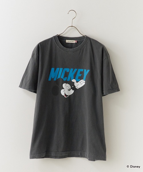 GOOD ROCK SPEED(グッドロックスピード)の「GOOD ROCK SPEED/グッドロックスピード / MICKEY MOUSE / Tshirt Tシャツ(Tシャツ/カットソー・メンズ・チャコール/ホワイト・L/M/XL)」の17枚目の写真