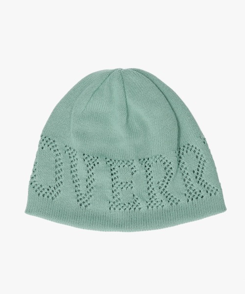 OVERRIDE（オーバーライド）の「OVERRIDE  OGCREC LOGO SHORT BEANIE SG / オーバーライド（ニットキャップ/ビーニー・レディース・ブラック/ライトグリーン/ライトグレー・57~59cm）」の7枚目の写真