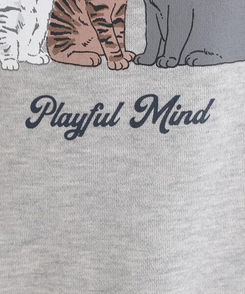 Cutie Blonde(キューティーブロンド)の「【あったか/S-LL】選べる2柄 裏起毛スウェット(スウェット・レディース・グレー系1/ライトグレー系・04/01/02/03)」の10枚目の写真