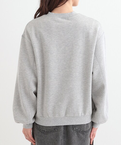 Cutie Blonde(キューティーブロンド)の「【あったか/S-LL】選べる2柄 裏起毛スウェット(スウェット・レディース・グレー系1/ライトグレー系・04/01/02/03)」の3枚目の写真