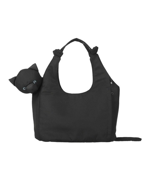ROOTOTE(ルートート)の「ルートート / EU.ラウンド.ブラブラネコ-A(トートバッグ・レディース・グレー/ブラック/キャメル・FREE)」の2枚目の写真