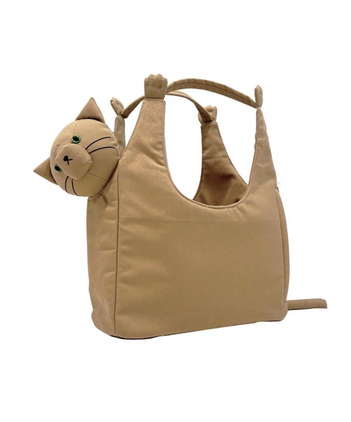 ROOTOTE(ルートート)の「ルートート / EU.ラウンド.ブラブラネコ-A(トートバッグ・レディース・グレー/ブラック/キャメル・FREE)」の9枚目の写真