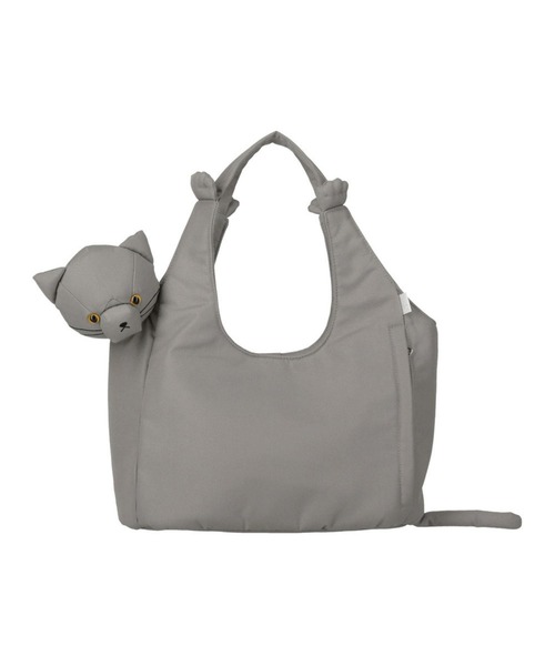 ROOTOTE(ルートート)の「ルートート / EU.ラウンド.ブラブラネコ-A(トートバッグ・レディース・グレー/ブラック/キャメル・FREE)」の4枚目の写真