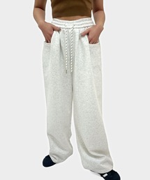 【ampm】スーパーワイドリラックススウェットパンツ