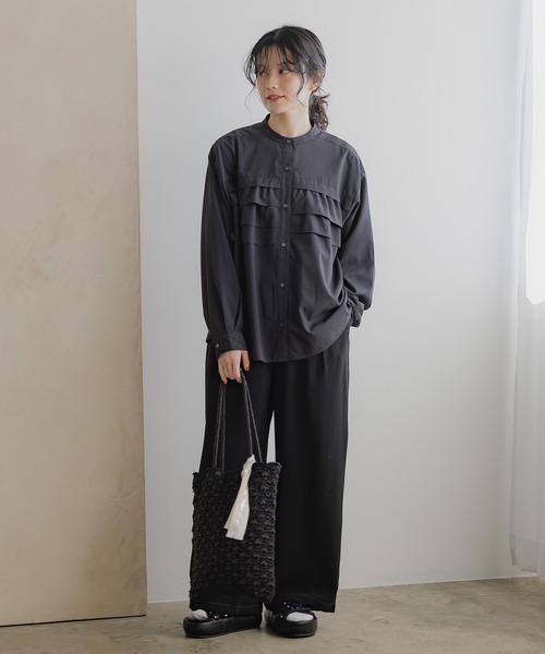 niko and...(ニコアンド)の「オリジナルシェルモチーフトートバッグ(トートバッグ・レディース・シルバー/ブラック・0)」の13枚目の写真