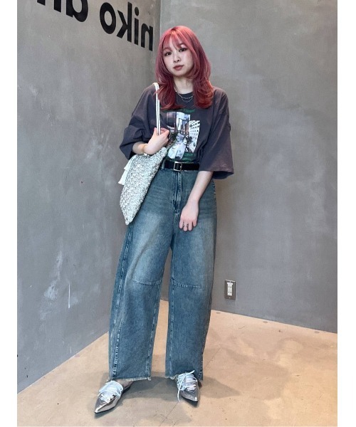 niko and...(ニコアンド)の「オリジナルシェルモチーフトートバッグ(トートバッグ・レディース・シルバー/ブラック・0)」の19枚目の写真