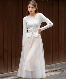 NOELA | フラワースタッズチュールスカート(スカート)