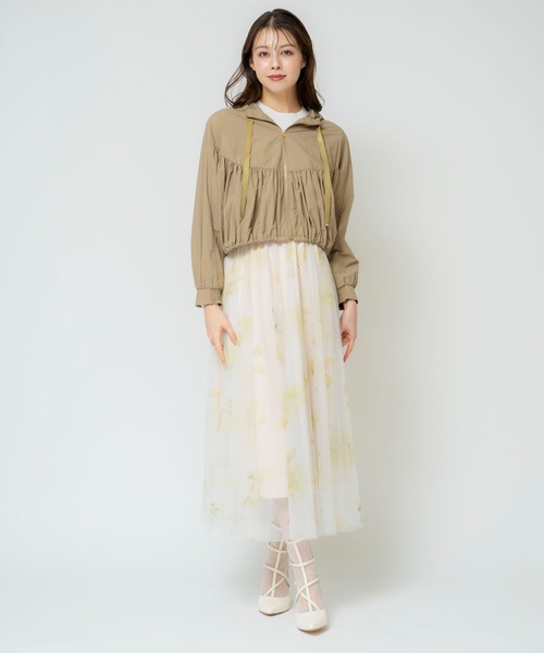 NOELA（ノエラ）の「フラワースタッズチュールスカート（スカート・レディース・イエロー/ピンク/ネイビー・フリー）」の17枚目の写真