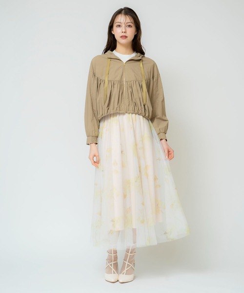 NOELA（ノエラ）の「フラワースタッズチュールスカート（スカート・レディース・イエロー/ピンク/ネイビー・フリー）」の20枚目の写真