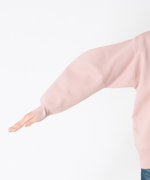 TITE IN THE STORE(ティテ インザ ストア)の「クルーネックスナップボタンニットカーディガン(カーディガン/ボレロ・レディース・ピンク/ブルー/ブラック・38)」の7枚目の写真