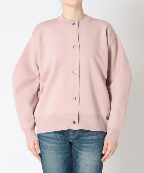 TITE IN THE STORE(ティテ インザ ストア)の「クルーネックスナップボタンニットカーディガン(カーディガン/ボレロ・レディース・ピンク/ブルー/ブラック・38)」の22枚目の写真