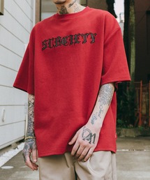 Mesh patched tee