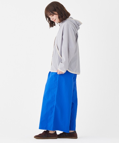 KRIFF MAYER（クリフメイヤー）の「かるさらエアーボタンフードJK（その他アウター・レディース・チャコール/セージグリーン/カラフル/ネイビー/グレー・LARGE/MEDIUM）」の12枚目の写真