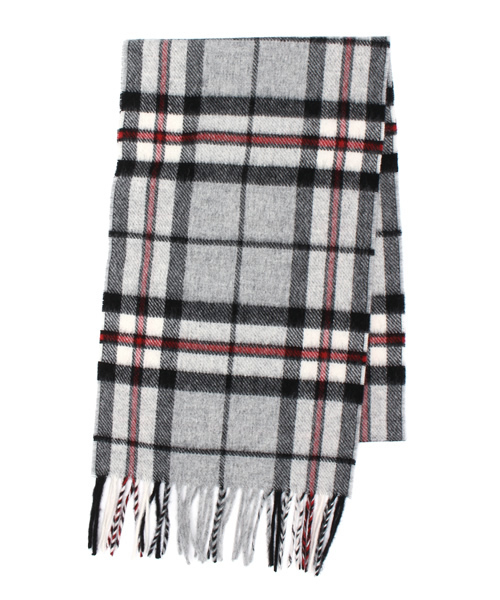 BEAMS（ビームス）の「BEAMS / タータンチェックマフラー（マフラー・メンズ・ライトブルー/グレー/レッド/グリーン・ONE SIZE）」の2枚目の写真