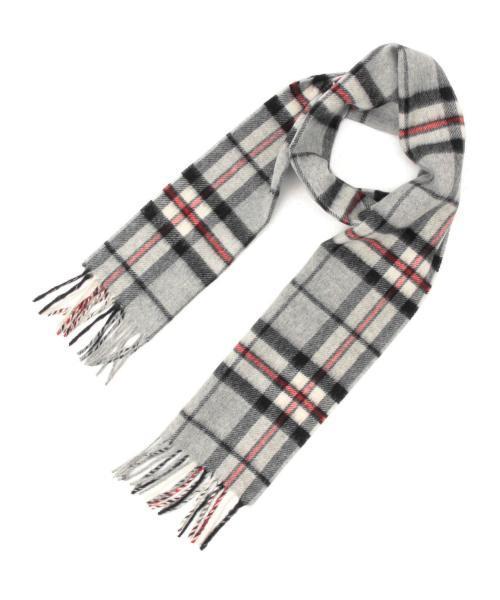 BEAMS（ビームス）の「BEAMS / タータンチェックマフラー（マフラー・メンズ・ライトブルー/グレー/レッド/グリーン・ONE SIZE）」の13枚目の写真