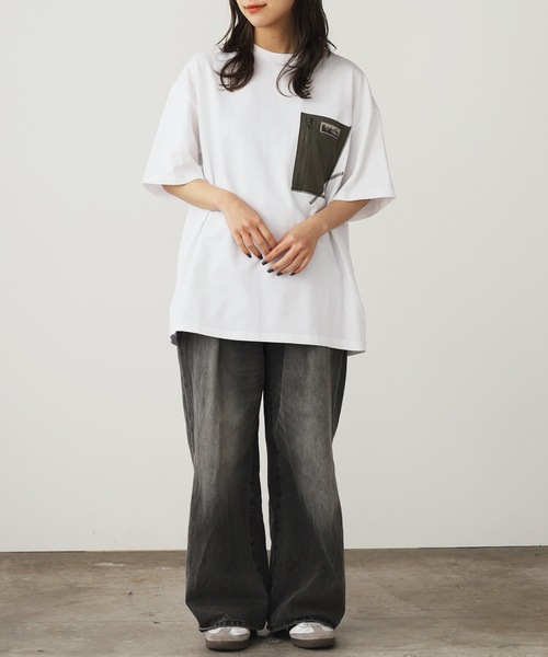 WILD THINGS(ワイルドシングス)の「WILD THINGS/ワイルドシングス CAMP POCKET TEE ポケットTシャツ メンズ 夏物 夏服(Tシャツ/カットソー・メンズ・ホワイト/ダークネイビー/ブラック・M/L/XL)」の20枚目の写真