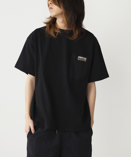 WILD THINGS(ワイルドシングス)の「WILD THINGS/ワイルドシングス CAMP POCKET TEE ポケットTシャツ メンズ 夏物 夏服(Tシャツ/カットソー・メンズ・ホワイト/ダークネイビー/ブラック・M/L/XL)」の8枚目の写真