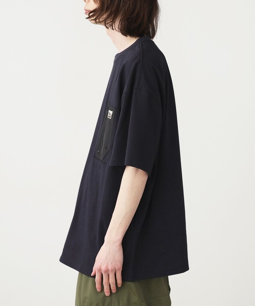 WILD THINGS(ワイルドシングス)の「WILD THINGS/ワイルドシングス CAMP POCKET TEE ポケットTシャツ メンズ 夏物 夏服(Tシャツ/カットソー・メンズ・ホワイト/ダークネイビー/ブラック・M/L/XL)」の15枚目の写真