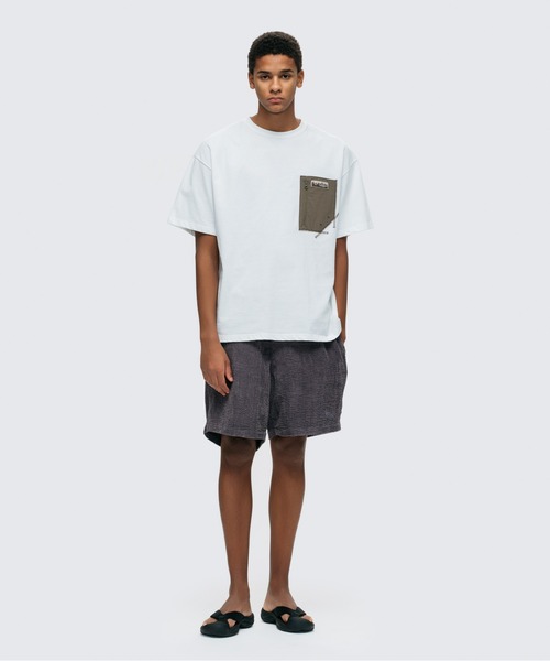 WILD THINGS(ワイルドシングス)の「WILD THINGS/ワイルドシングス CAMP POCKET TEE ポケットTシャツ メンズ 夏物 夏服(Tシャツ/カットソー・メンズ・ホワイト/ダークネイビー/ブラック・M/L/XL)」の21枚目の写真