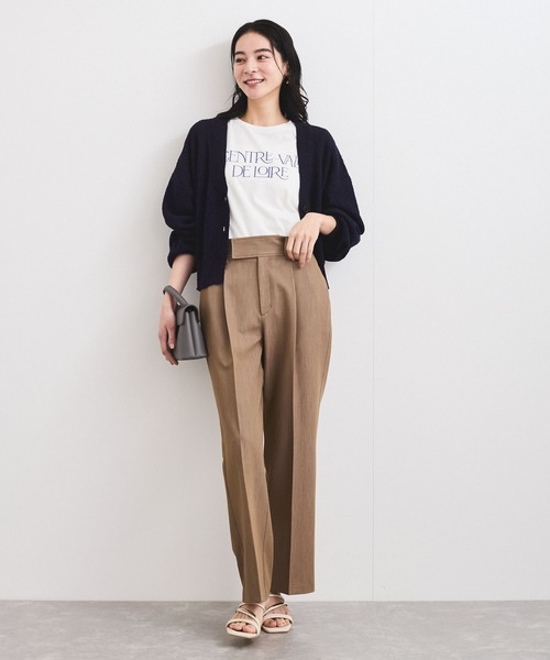 VIS(ビス)の「【接触冷感/洗える】アソートロゴプリントTシャツ(Tシャツ/カットソー・レディース・チャコールグレー/ホワイト/ピンク・FREE)」の18枚目の写真