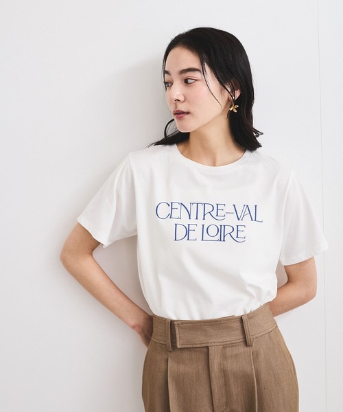 VIS(ビス)の「【接触冷感/洗える】アソートロゴプリントTシャツ(Tシャツ/カットソー・レディース・チャコールグレー/ホワイト/ピンク・FREE)」の20枚目の写真
