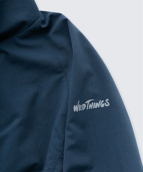 WILD THINGS(ワイルドシングス)の「アーミージャケット│ARMY JACKET(ナイロンジャケット・メンズ・オリーブドラブ/ネイビー系1/ブラック・S/M/L/XL)」の4枚目の写真