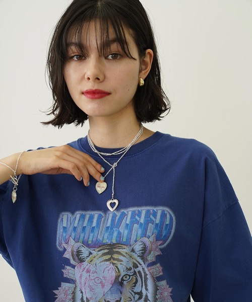 MILKFED.（ミルクフェド）の「BEADS AND HEART CHARMS NECKLACE（チョーカー・レディース・グリーン/レッド/ホワイト・ONE SIZE）」の13枚目の写真