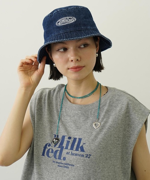 MILKFED.（ミルクフェド）の「BEADS AND HEART CHARMS NECKLACE（チョーカー・レディース・グリーン/レッド/ホワイト・ONE SIZE）」の18枚目の写真