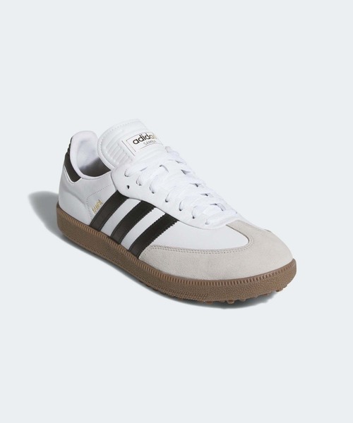 新品！アディダス サンバ フルグレインレザー ゴルフシューズ 23.5㎝ サンバ ゴルフ フルグレインレザー【adidas Golf/アディダス
