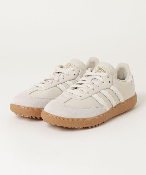 adidas Samba ゴルフシューズ ブルグレインレザー ゴルフシューズ スパイクレス サンバ ゴルフ フルグレインレザー