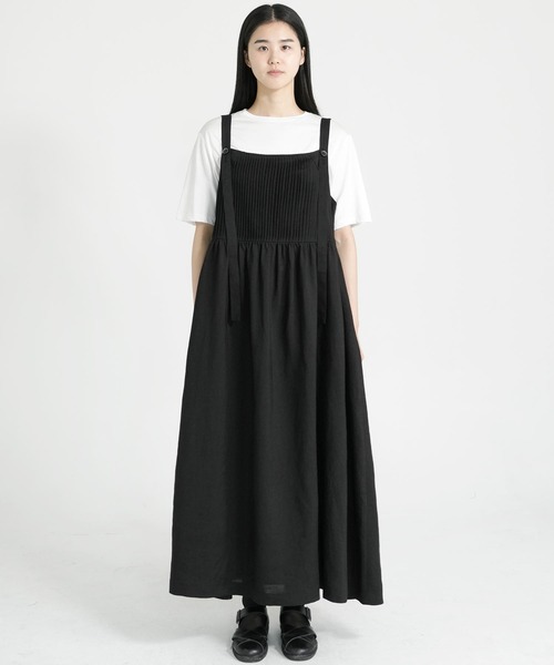 handmade＊ピンタックのワンピース niko 2way one-piece [black] 