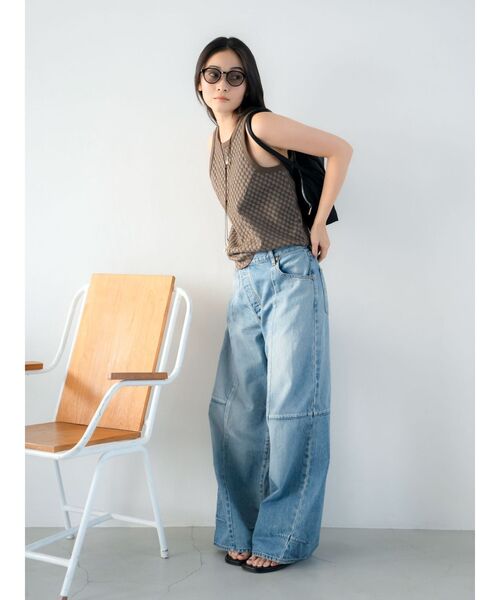 Ungrid（アングリッド）の「チェックジャカードタンクトップ（タンクトップ・レディース・ブラウン/ブラック・FREE）」の14枚目の写真