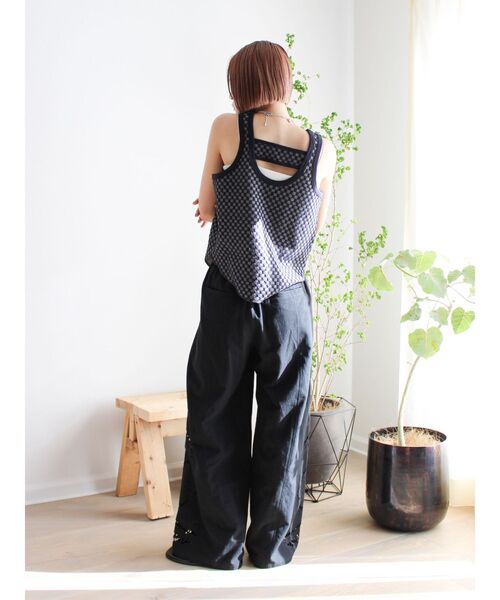 Ungrid（アングリッド）の「チェックジャカードタンクトップ（タンクトップ・レディース・ブラウン/ブラック・FREE）」の20枚目の写真