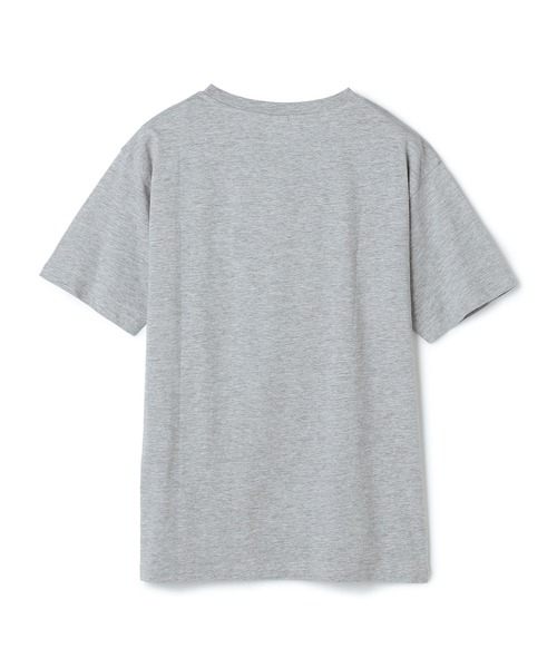 PEANUTS(ピーナッツ)の「【PEANUTS/ピーナッツ】SNOOPY/スヌーピーワンポイントサガラ刺繍半袖Tシャツ(Tシャツ/カットソー・レディース・ピンク/ベージュ/ネイビー/杢グレー/イエロー/ブラック・M/L/LL/3L)」の11枚目の写真