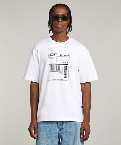 Tシャツ・カットソー BOXY T-SHIRT セール】BACKPACK GRAPHIC BOXY T-SHIRT/オーバーサイズバック