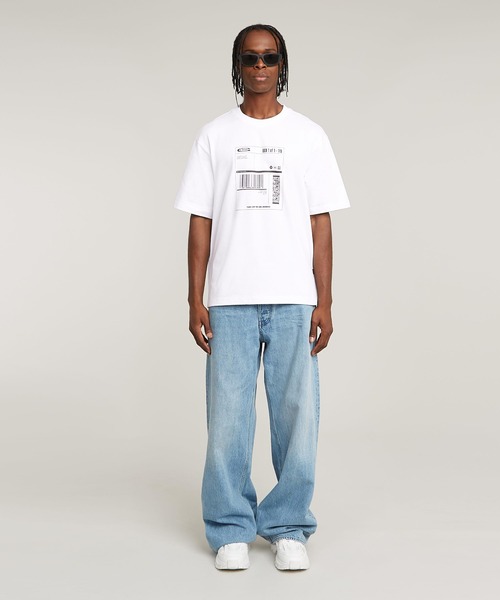 セール】Shipping Graphic Boxy T-Shirt/グラフィックプリント