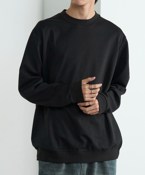 CONTACT（コンタクト）の「【CONTACT】スムースリブトップス（Tシャツ/カットソー・メンズ・モカ/ブラック/ネイビー/グレイッシュベージュ/ブルーグレー/グレー/チャコールグレー/ホワイト・LL/M/S/L）」の22枚目の写真