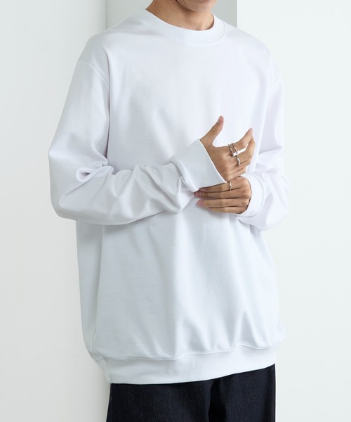 CONTACT（コンタクト）の「【CONTACT】スムースリブトップス（Tシャツ/カットソー・メンズ・モカ/ブラック/ネイビー/グレイッシュベージュ/ブルーグレー/グレー/チャコールグレー/ホワイト・LL/M/S/L）」の18枚目の写真