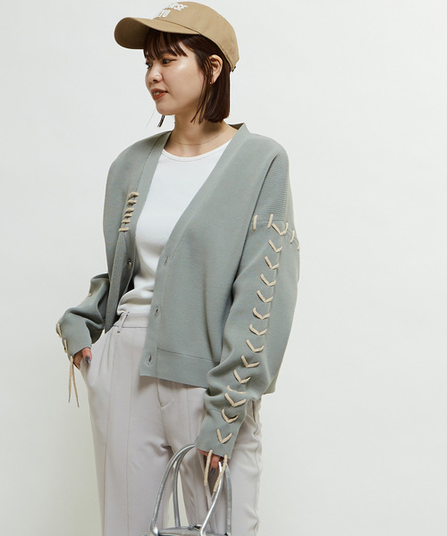 CONVERSE TOKYO(コンバーストウキョウ)の「STAR★ ONEPOINT RIB LONG SLEEVE TEE(Tシャツ/カットソー・レディース・ブラック/ホワイト/ピンク・FREE)」の6枚目の写真