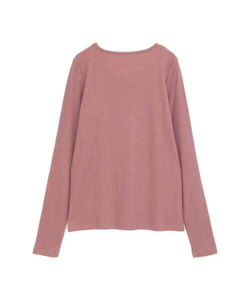 CONVERSE TOKYO(コンバーストウキョウ)の「STAR★ ONEPOINT RIB LONG SLEEVE TEE(Tシャツ/カットソー・レディース・ブラック/ホワイト/ピンク・FREE)」の14枚目の写真