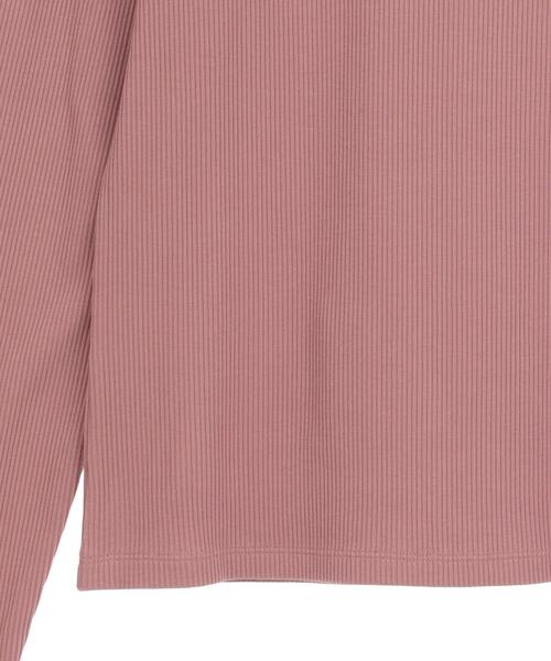 CONVERSE TOKYO(コンバーストウキョウ)の「STAR★ ONEPOINT RIB LONG SLEEVE TEE(Tシャツ/カットソー・レディース・ブラック/ホワイト/ピンク・FREE)」の17枚目の写真