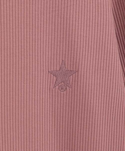 CONVERSE TOKYO(コンバーストウキョウ)の「STAR★ ONEPOINT RIB LONG SLEEVE TEE(Tシャツ/カットソー・レディース・ブラック/ホワイト/ピンク・FREE)」の18枚目の写真