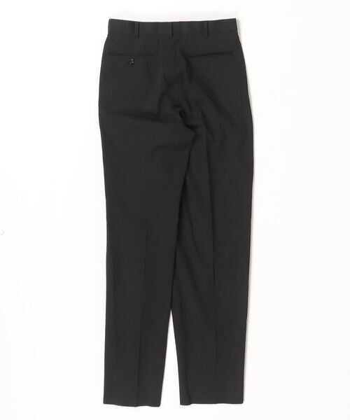 JOHN LAWRENCE SULLIVAN（ジョンローレンスサリバン）の「WOOL COTTON TWILL ASYMMETRY TROUSERS（スラックス・メンズ・ブラック/ベージュ・46/44/48）」の4枚目の写真