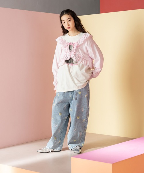 niko and...（ニコアンド）の「オリジナルポインテッドミュール（サンダル・レディース・グレー/ブルー・LARGE/MEDIUM）」の11枚目の写真